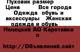 Пуховик размер 42-44 › Цена ­ 750 - Все города Одежда, обувь и аксессуары » Женская одежда и обувь   . Ненецкий АО,Каратайка п.